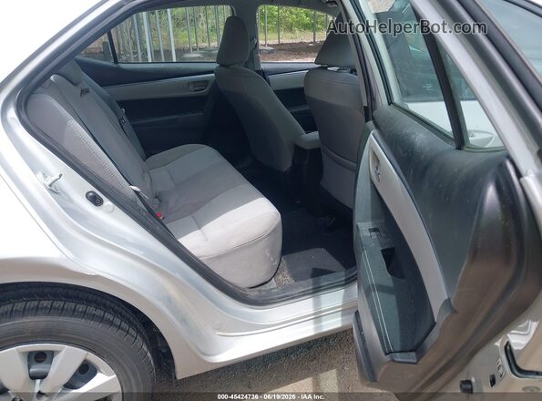 5YFBURHE0GP537551 2016 TOYOTA COROLLA Silver Vista de la etiqueta del VIN