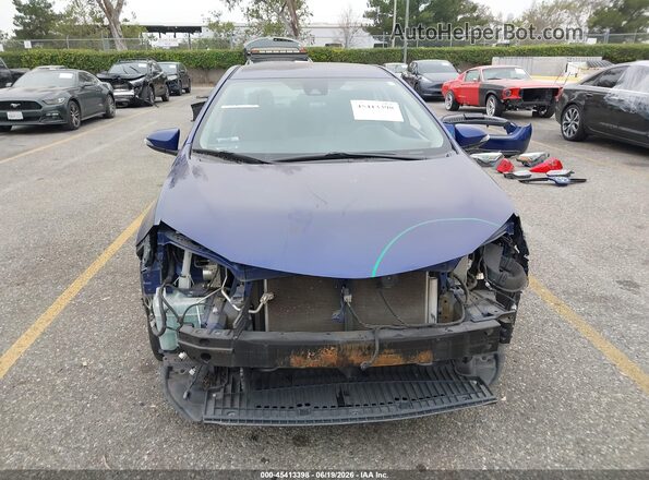 5YFBURHE0KP925176 2019 TOYOTA COROLLA Blue უკანა სალონის ხედი