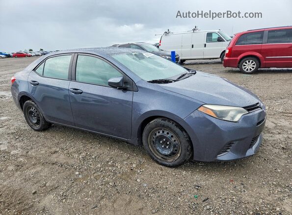 5YFBURHE1GP464402 2016 TOYOTA COROLLA Синий Передняя правая четверть
