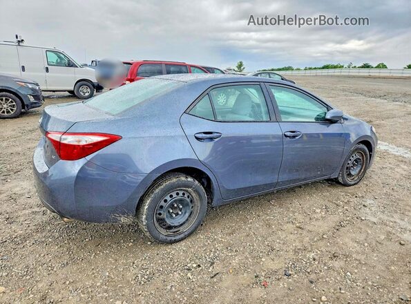 5YFBURHE1GP464402 2016 TOYOTA COROLLA Синий Задняя правая четверть