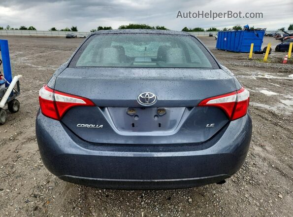 5YFBURHE1GP464402 2016 TOYOTA COROLLA Синий Вид сзади