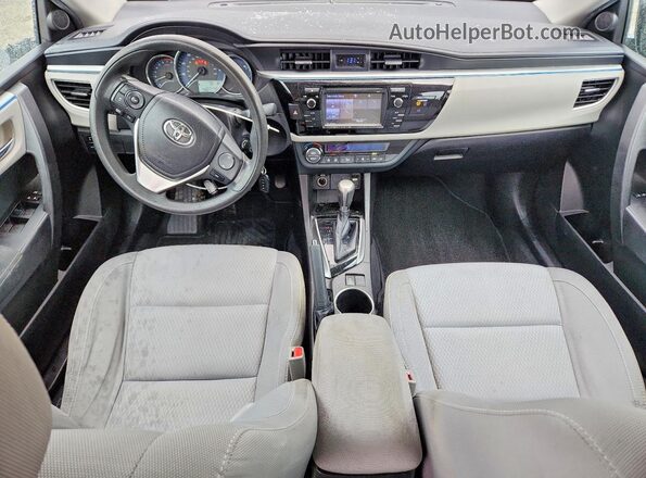 5YFBURHE1GP464402 2016 TOYOTA COROLLA Синий Вид панели приборов