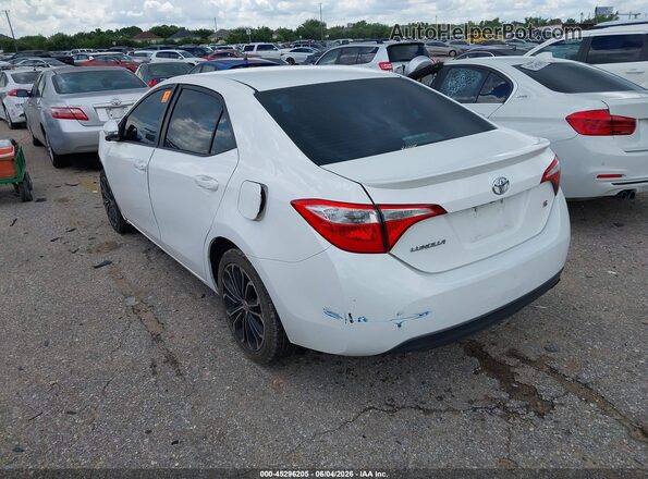 5YFBURHE1GP489946 2016 TOYOTA COROLLA Белый Задняя левая четверть