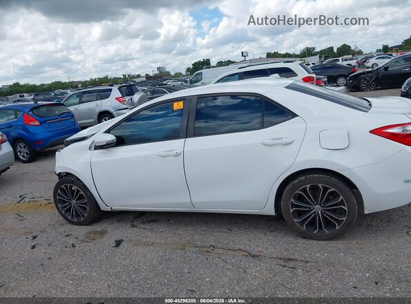 5YFBURHE1GP489946 2016 TOYOTA COROLLA Белый Вид задней части салона