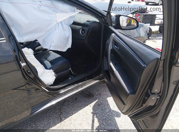 5YFBURHE1KP896030 2019 TOYOTA COROLLA Black წინა სალონის ხედი