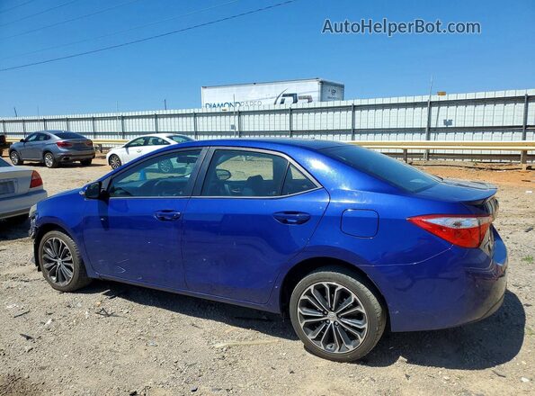 5YFBURHE2GP366799 2016 TOYOTA COROLLA Blue 