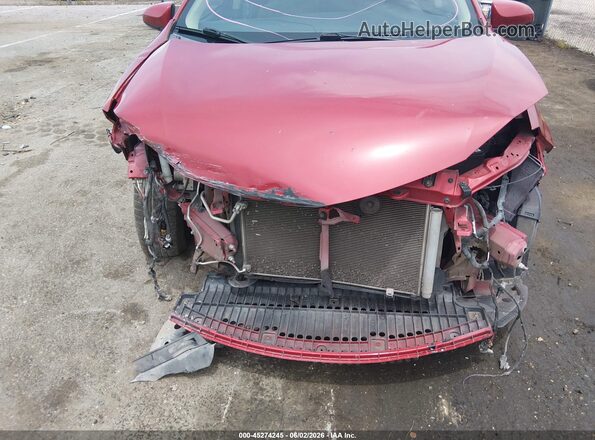 5YFBURHE2GP391248 2016 TOYOTA COROLLA Red Vista frontal