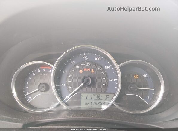 5YFBURHE2GP391248 2016 TOYOTA COROLLA Red Vista de los asientos traseros