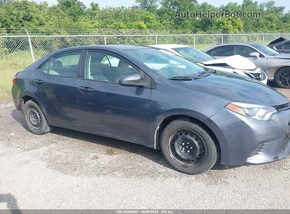 5YFBURHE2GP433143 2016 TOYOTA COROLLA Серый Вид задней части салона