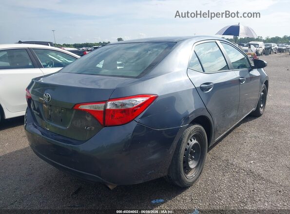 5YFBURHE2GP433143 2016 TOYOTA COROLLA Серый Задняя правая четверть