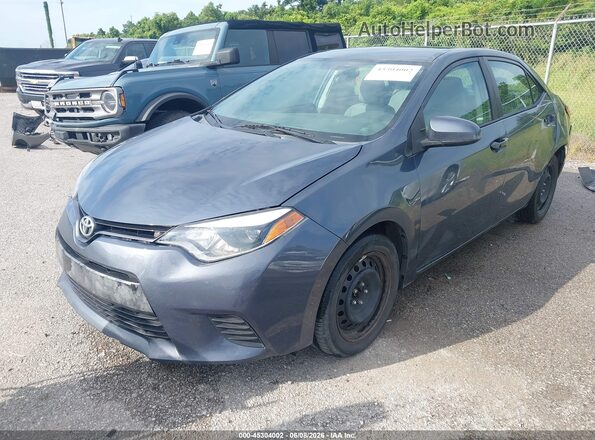 5YFBURHE2GP433143 2016 TOYOTA COROLLA Серый Передняя левая четверть