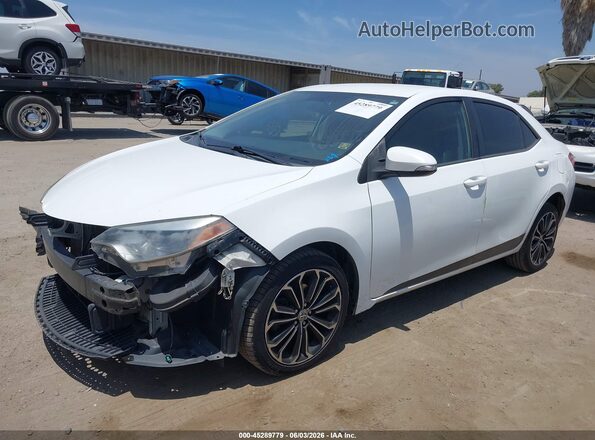 5YFBURHE2GP433417 2016 TOYOTA COROLLA White Front left