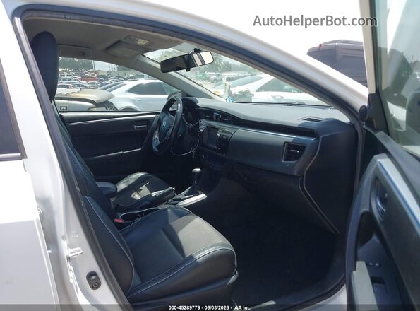 5YFBURHE2GP433417 2016 TOYOTA COROLLA White Front interior view