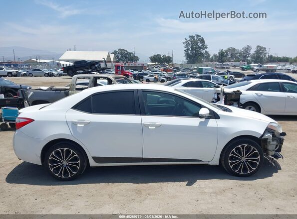 5YFBURHE2GP433417 2016 TOYOTA COROLLA White Rear interior view