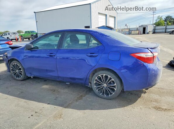 5YFBURHE2GP447639 2016 TOYOTA COROLLA Blue Tył lewy
