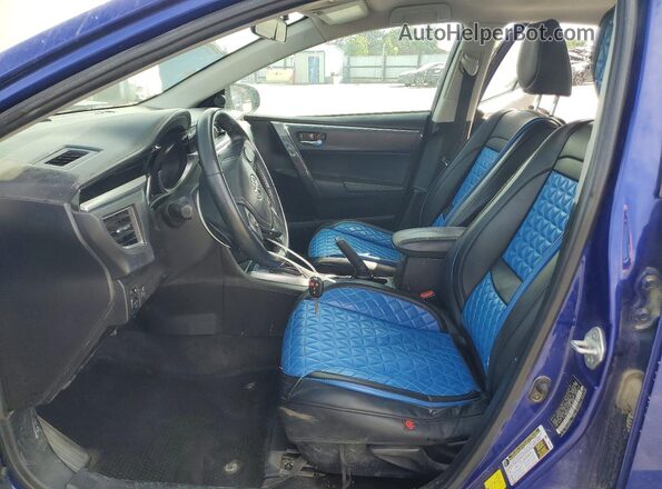 5YFBURHE2GP447639 2016 TOYOTA COROLLA Blue Widok wnętrza z przodu