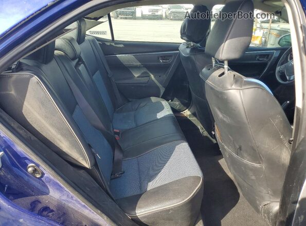 5YFBURHE2GP447639 2016 TOYOTA COROLLA Blue Widok tylnych siedzeń