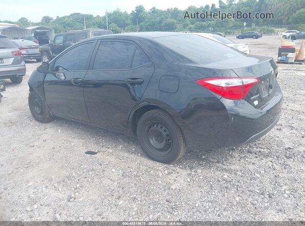 5YFBURHE2GP460407 2016 TOYOTA COROLLA Black Հետևի ձախ