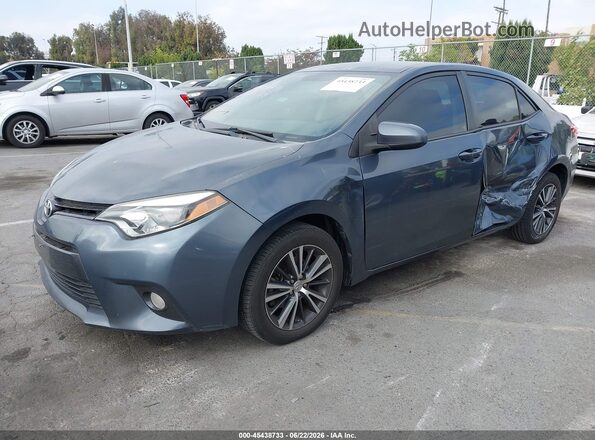 5YFBURHE2GP541729 2016 TOYOTA COROLLA Dark Blue Front left