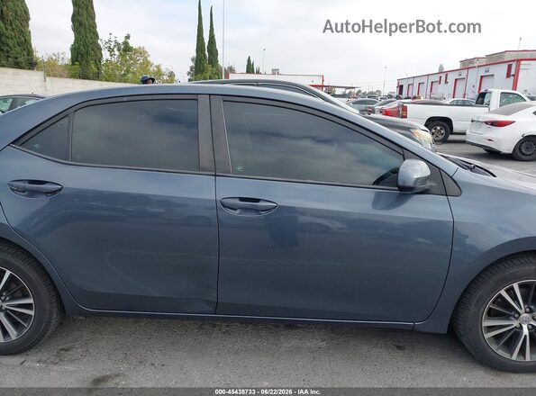 5YFBURHE2GP541729 2016 TOYOTA COROLLA Dark Blue Rear interior view