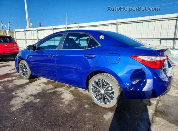 5YFBURHE2GP560569 2016 TOYOTA COROLLA Blue Tył lewy