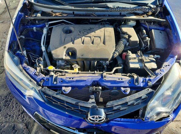 5YFBURHE2GP560569 2016 TOYOTA COROLLA Blue Widok wnętrza z tyłu