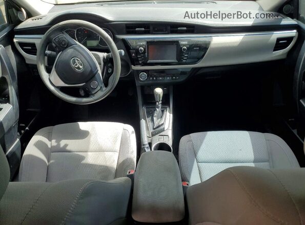 5YFBURHE2GP567330 2016 TOYOTA COROLLA Gray Dashboard view