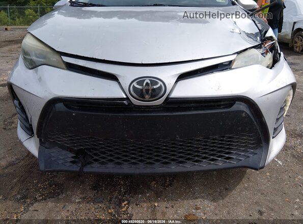 5YFBURHE2HP613692 2017 TOYOTA COROLLA Silver Front view