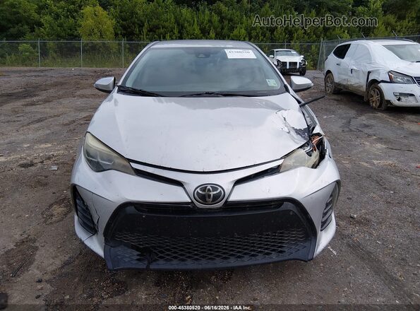 5YFBURHE2HP613692 2017 TOYOTA COROLLA Silver Instrument cluster view