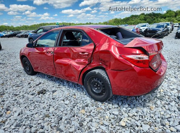 5YFBURHE2JP805359 2018 TOYOTA COROLLA Red Հետևի ձախ