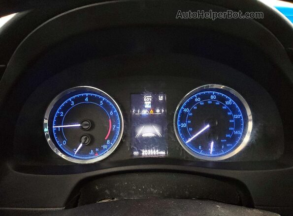 5YFBURHE2KP906709 2019 TOYOTA COROLLA Белый Вид щитка приборов