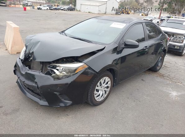 5YFBURHE3GP447276 2016 TOYOTA COROLLA Black Front left