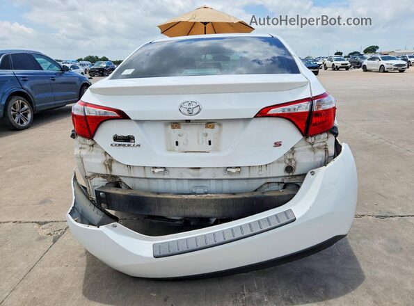 5YFBURHE3GP482142 2016 TOYOTA COROLLA White Rear view