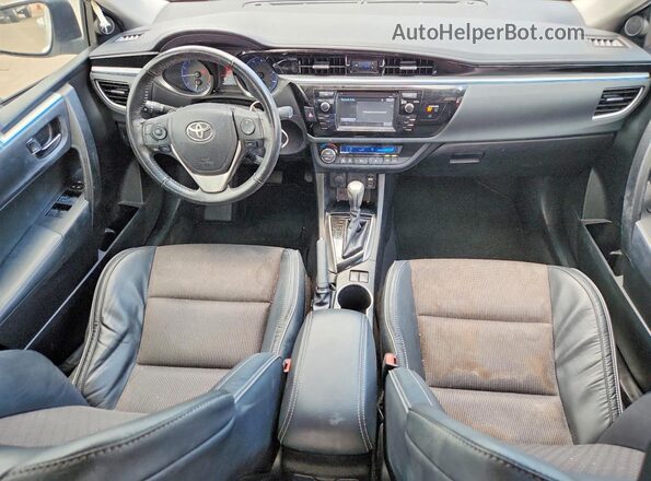 5YFBURHE3GP482142 2016 TOYOTA COROLLA White Dashboard view