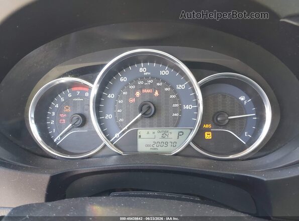 5YFBURHE3GP502101 2016 TOYOTA COROLLA Gray Вид задніх сидінь
