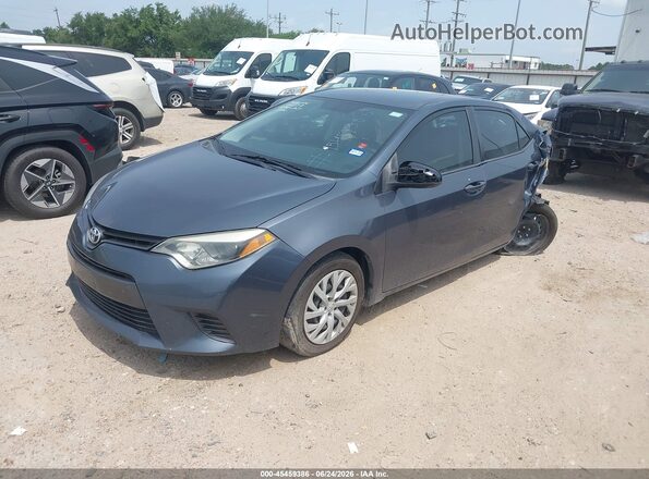 5YFBURHE3GP529511 2016 TOYOTA COROLLA Gray Передня ліва чверть