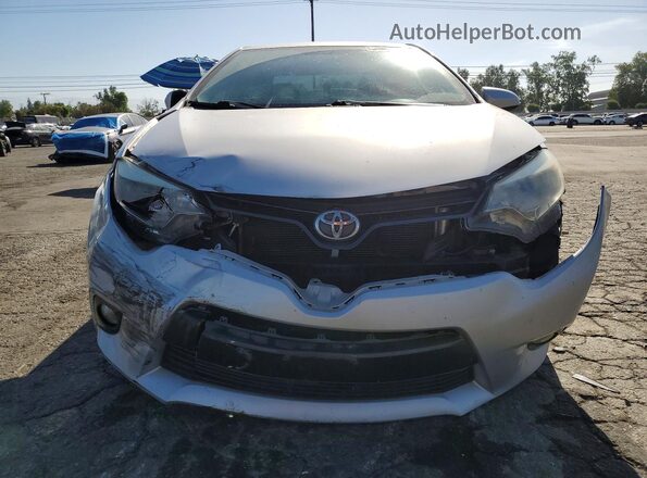 5YFBURHE3GP550293 2016 TOYOTA COROLLA Silver Դիմացի տեսք