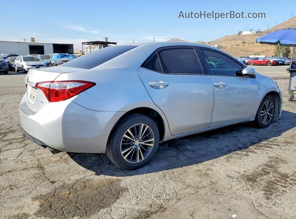 5YFBURHE3GP550293 2016 TOYOTA COROLLA Silver Հետևի աջ
