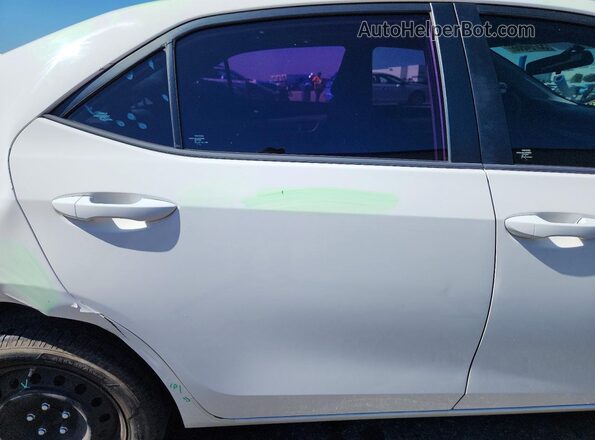 5YFBURHE3GP553968 2016 TOYOTA COROLLA White Հետևի նստատեղերի տեսք