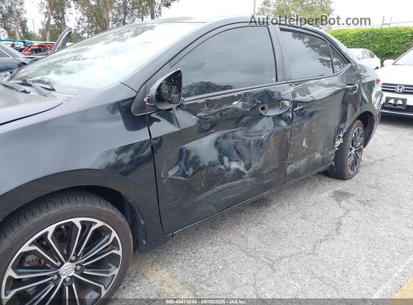5YFBURHE3GP564341 2016 TOYOTA COROLLA Black Vista del cuadro de instrumentos
