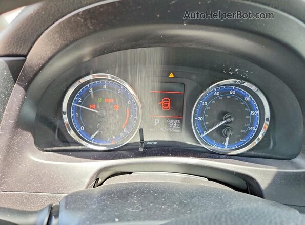5YFBURHE3KP947432 2019 TOYOTA COROLLA Silver Вид щитка приладів