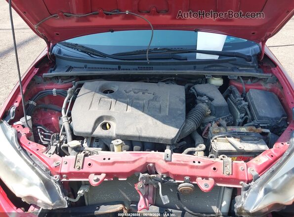 5YFBURHE4GP406137 2016 TOYOTA COROLLA Красный Вид сзади