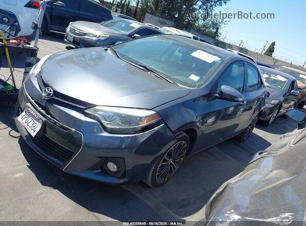 5YFBURHE4GP408759 2016 TOYOTA COROLLA Gray Front left