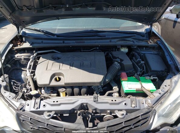 5YFBURHE4GP408759 2016 TOYOTA COROLLA Gray Rear view