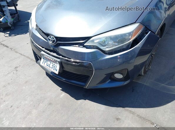 5YFBURHE4GP408759 2016 TOYOTA COROLLA Gray Instrument cluster view