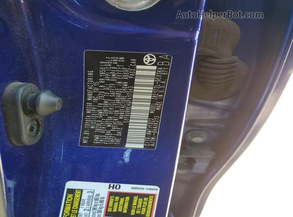 5YFBURHE4GP417543 2016 TOYOTA COROLLA Blue 