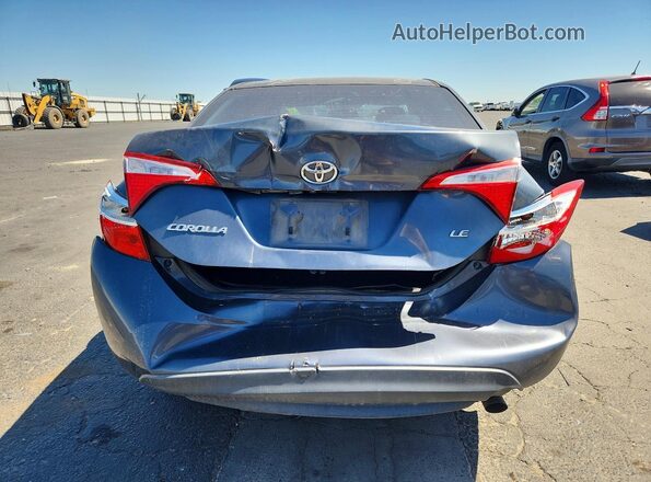 5YFBURHE4GP422287 2016 TOYOTA COROLLA Charcoal Հետևի տեսք