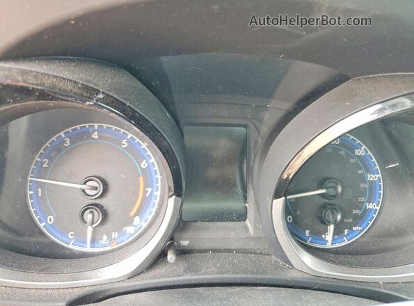 5YFBURHE4GP440658 2016 TOYOTA COROLLA Silver ხელსაწყოთა პანელის ხედი