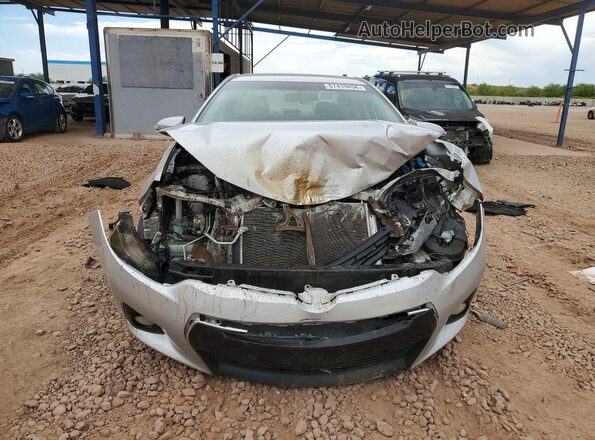 5YFBURHE4GP440658 2016 TOYOTA COROLLA Silver წინა ხედი