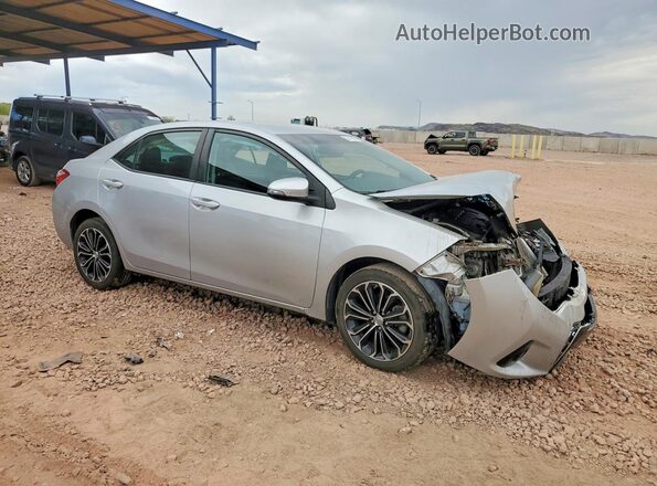 5YFBURHE4GP440658 2016 TOYOTA COROLLA Silver წინა მარჯვენა